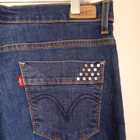 Levis 512 straight leg slimming jeans with stud detail - Picture 6 of 7